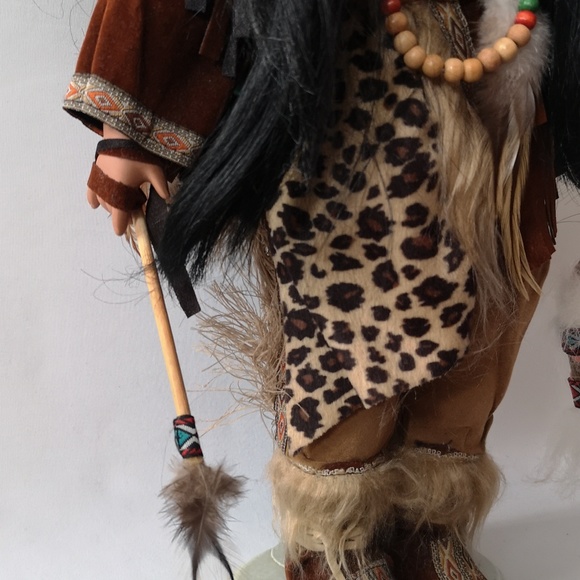 Beautiful Porcelain Doll Indigenous Girl Incredible Details by Cathay Collection - Picture 5 of 9